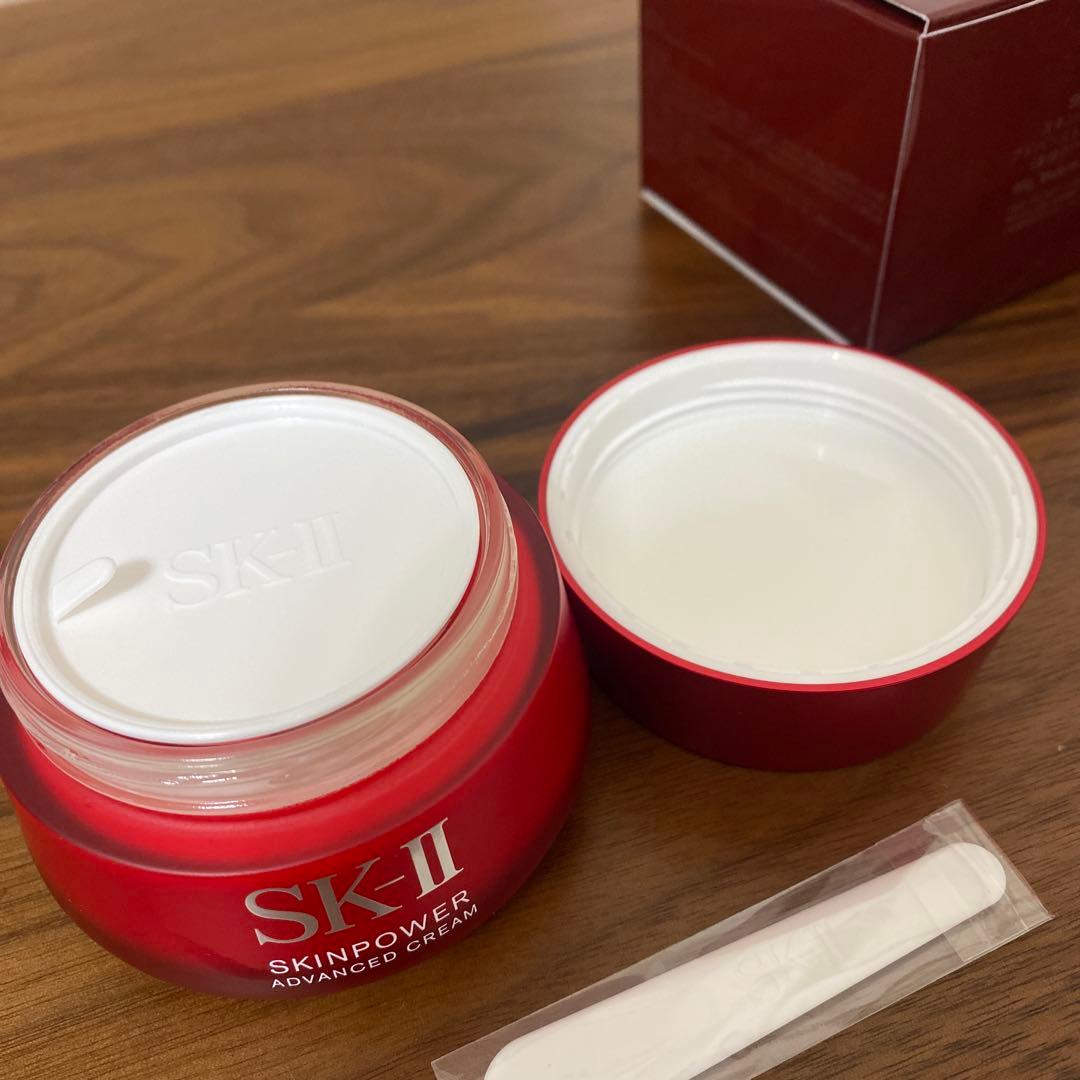 開封未使用品SKⅡ エスケーツー スキンパワー アドバンストクリーム 80g