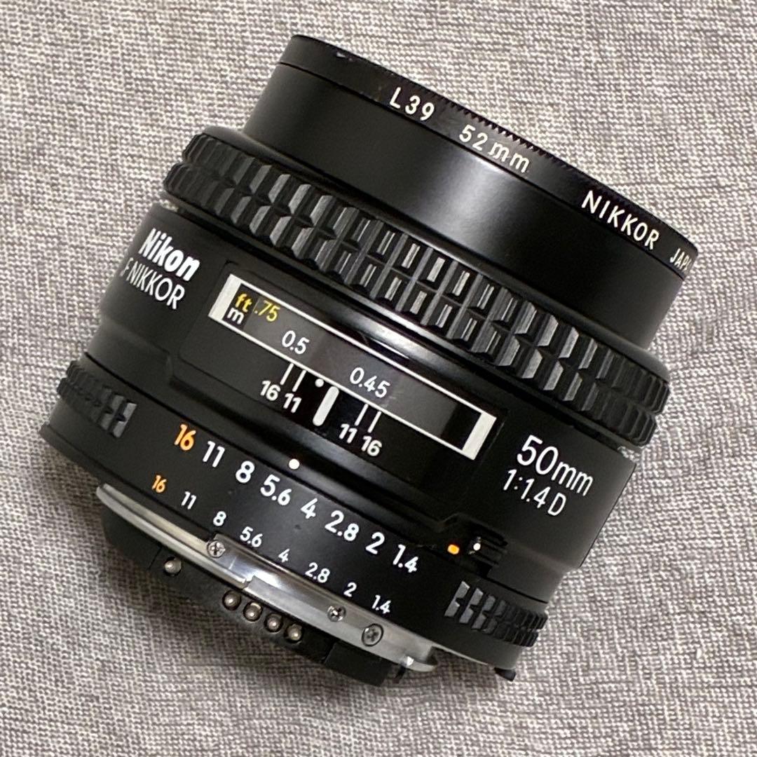 ⭐️美品⭐️ニコン Nikon AF NIKKOR 50mm f/1.4D 単焦点