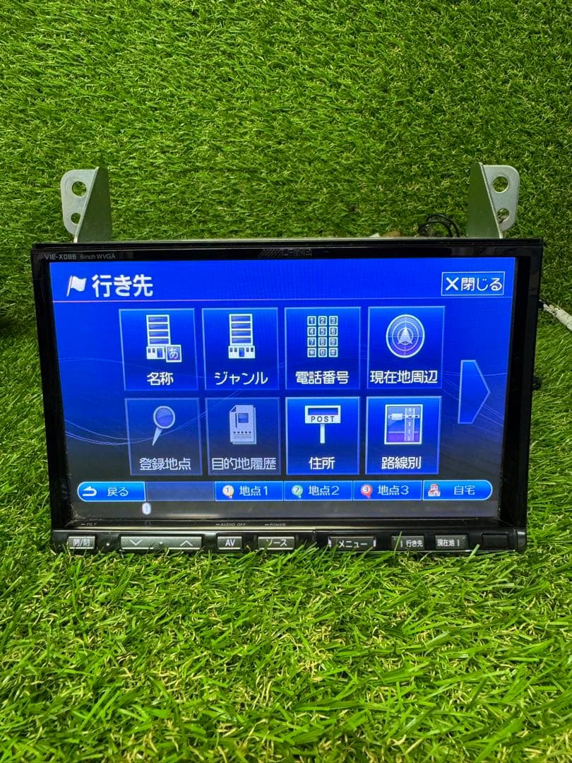 ALPINE VIE-X088 ８インチモニター 地図データは2016