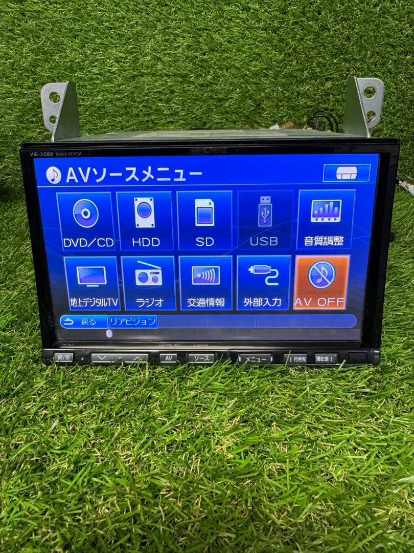 ALPINE VIE-X088 ８インチモニター 地図データは2016