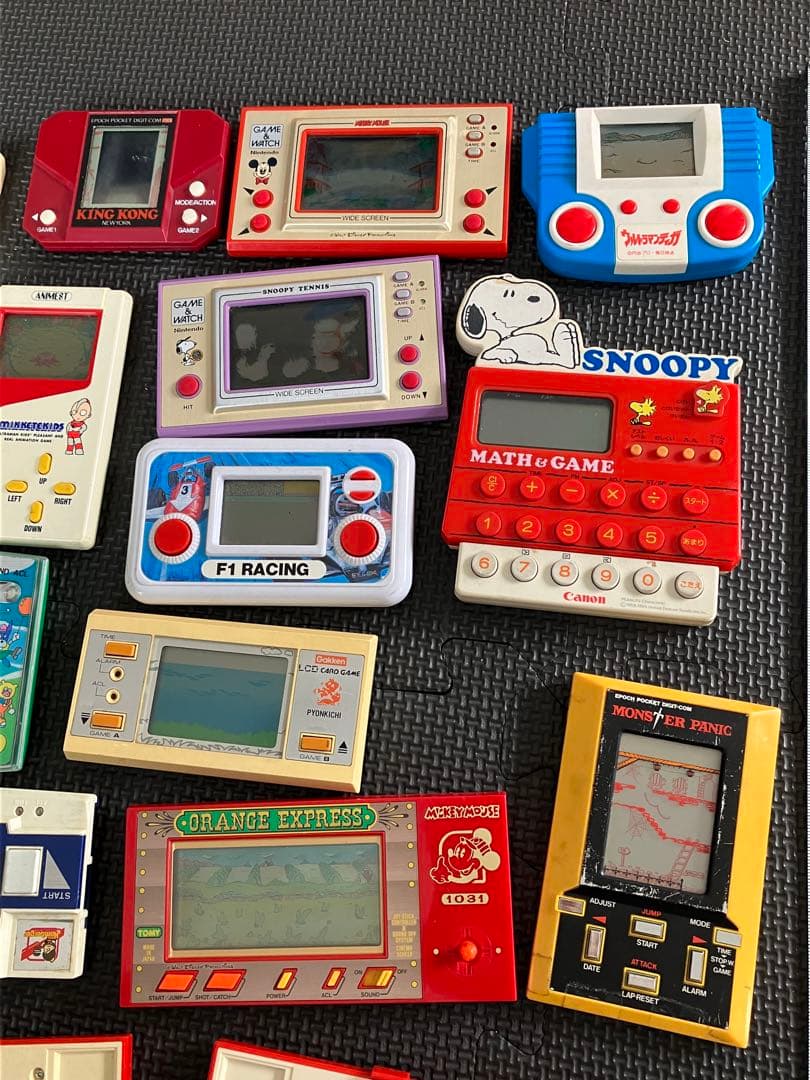 さ*♪様 ゲームウォッチ SNOOPY キングコング ディズニー など 大量 ま