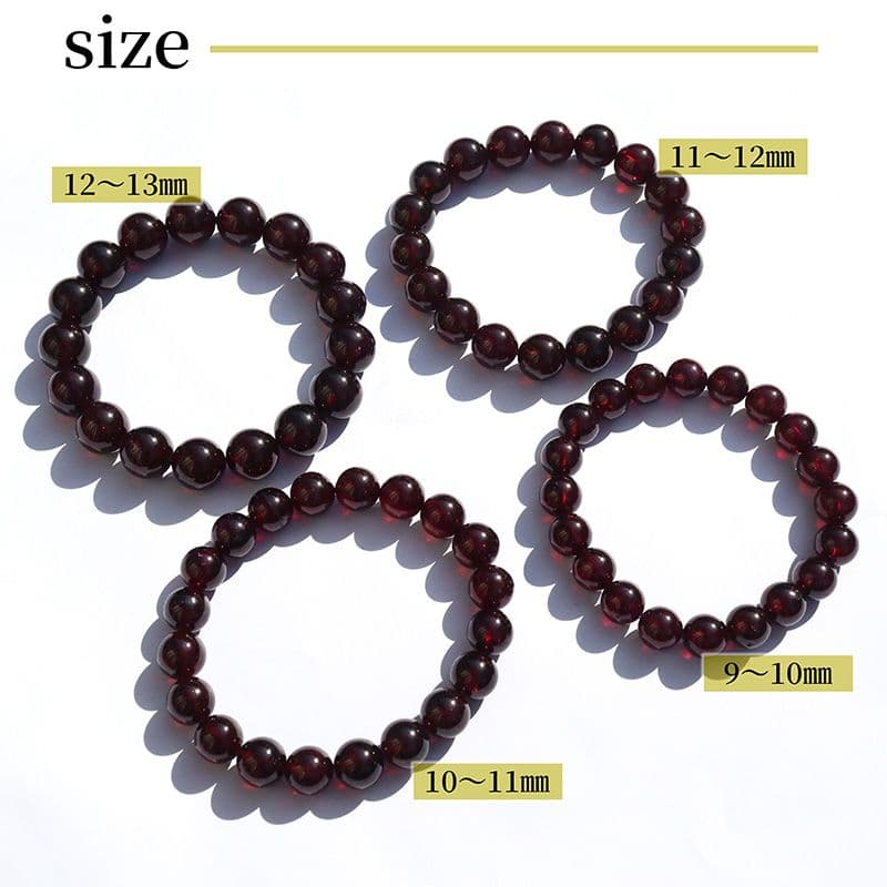 レア！高品質 ロードライトガーネットブレスレット パワーストーン 1巻