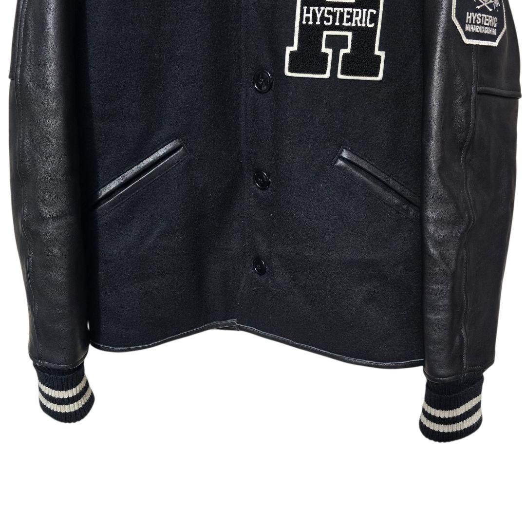 ヒステリックグラマー ×ミハラヤスヒロ スタジャン ブラック L