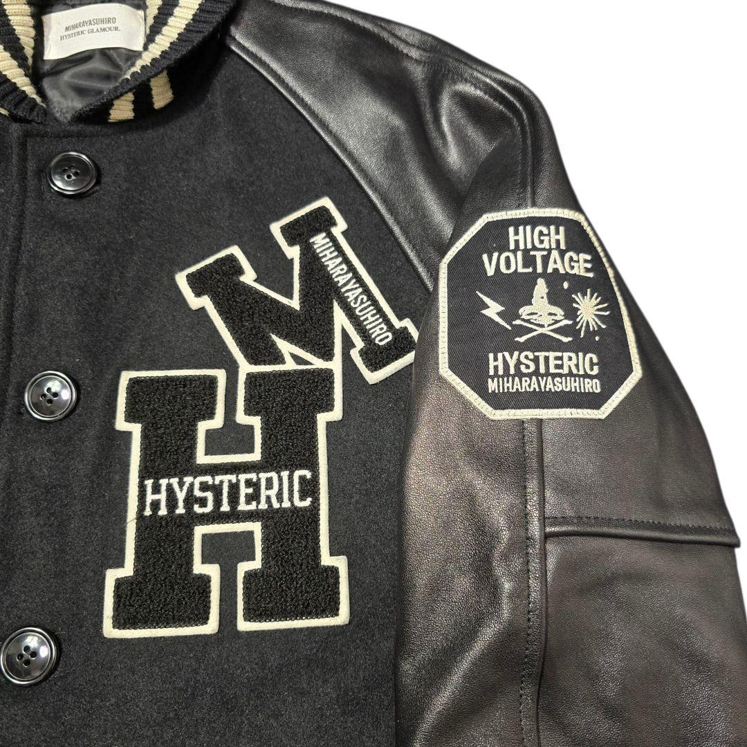 ヒステリックグラマー ×ミハラヤスヒロ スタジャン ブラック L