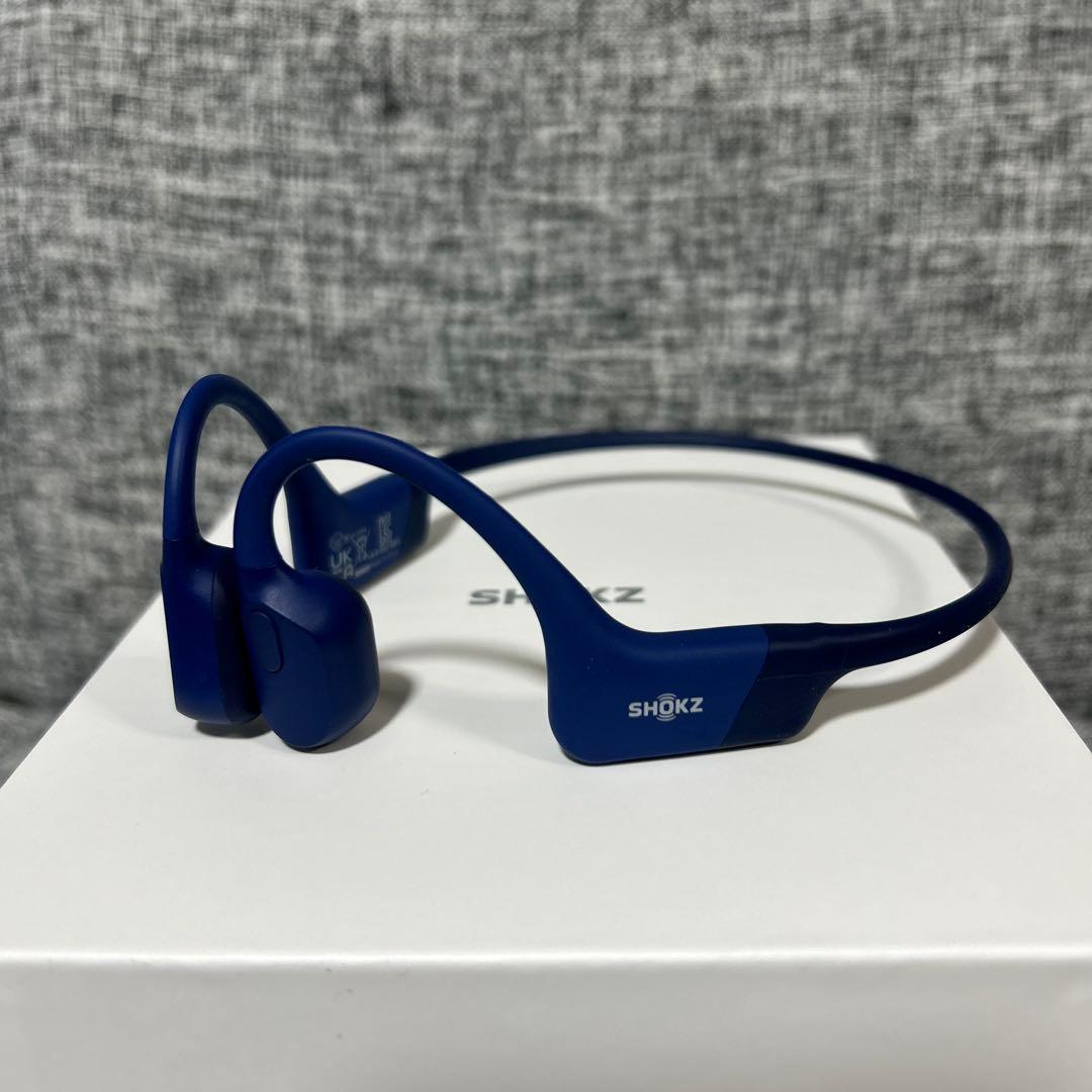 SHOKZ OpenRun Blue 骨伝導イヤフォン