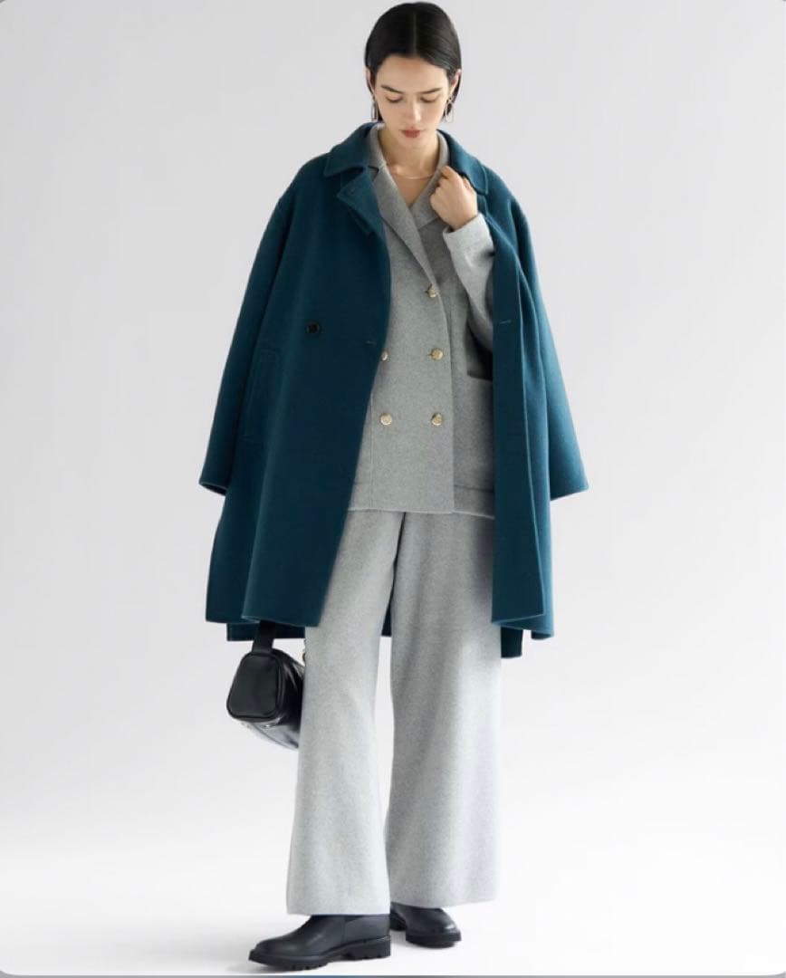 23区今季　滝沢眞規子さん着用MANTECOPure リバー チェスターコート