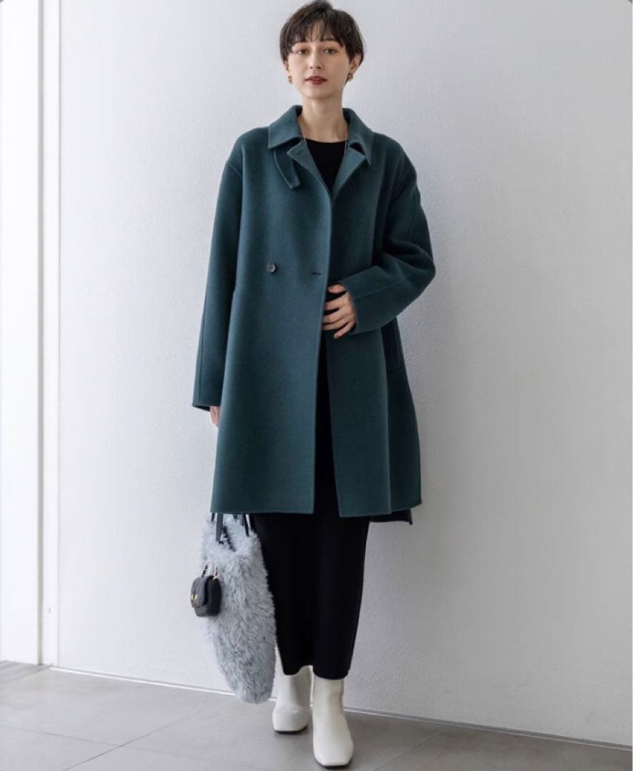 23区今季　滝沢眞規子さん着用MANTECOPure リバー チェスターコート