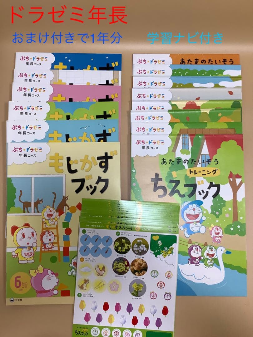 新品未使用と書き込みなし✴︎ぷちドラゼミ年長コース