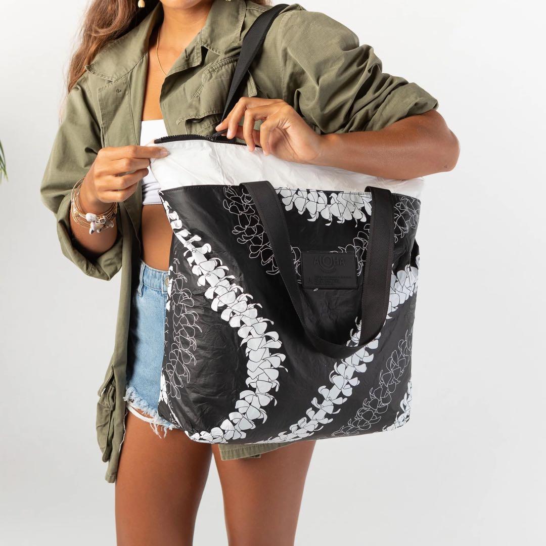 アロハコレクション　デイトリッパー　トートバッグ　ジッパー付き　プアケニケニ