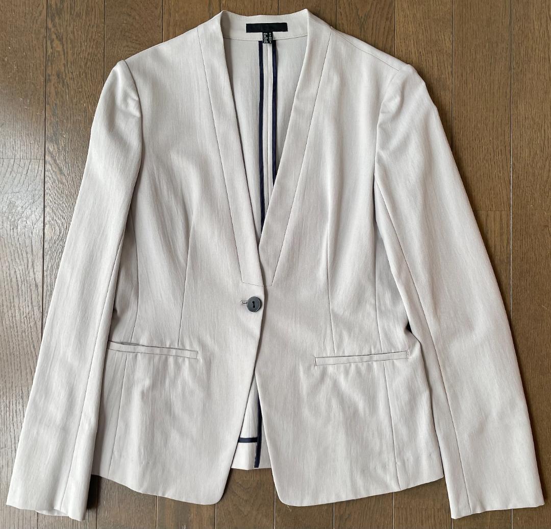 ICBノーカラージャケットタイトスカートセットアップ