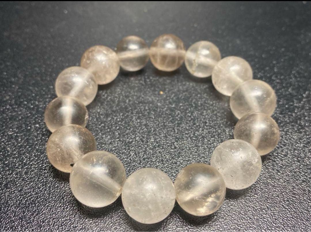 専用　214 ザギ水晶 14mmザギマウンテンクォーツ　ブレスレット