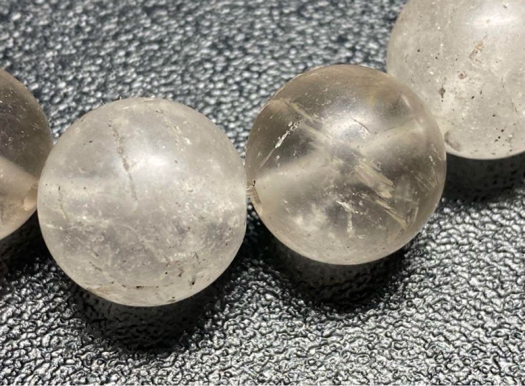 専用　214 ザギ水晶 14mmザギマウンテンクォーツ　ブレスレット