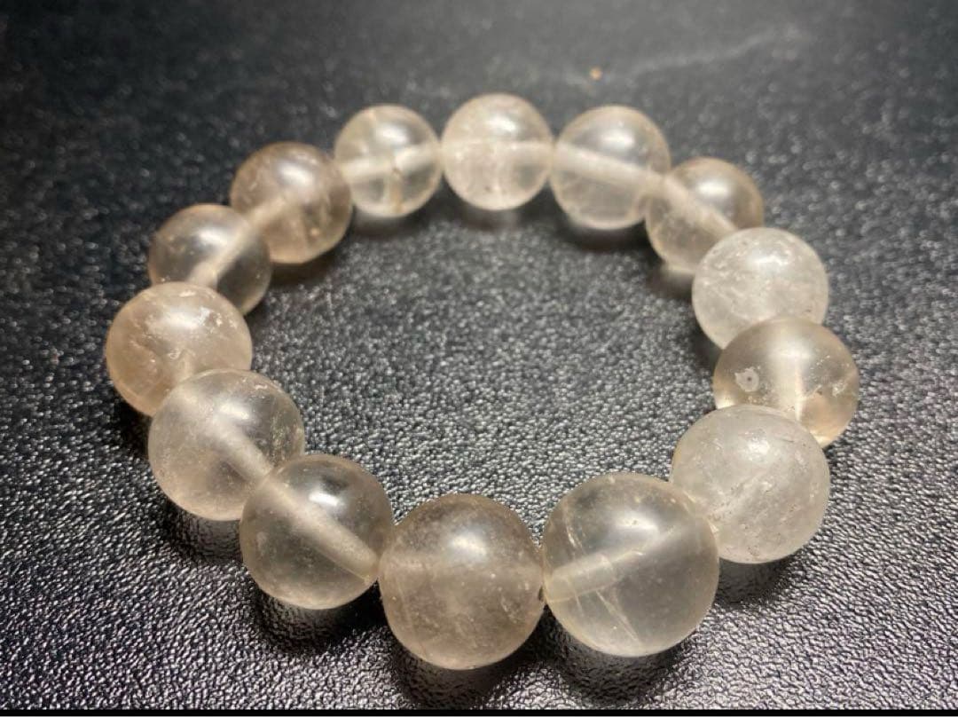 専用　214 ザギ水晶 14mmザギマウンテンクォーツ　ブレスレット