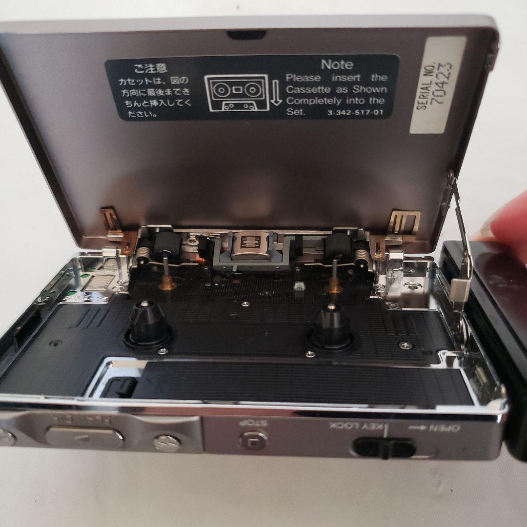 SONY ソニーウォークマン WM-703C アンティーク カセット シルバー