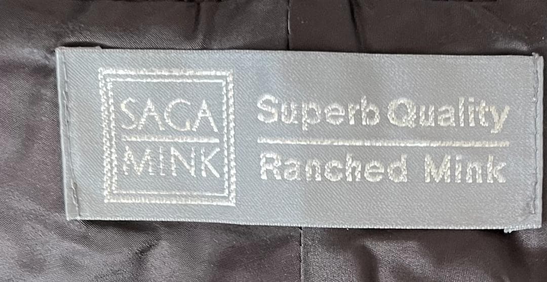 美品 毛皮 ミンク ファース トール マフラー ブラウン 成人式