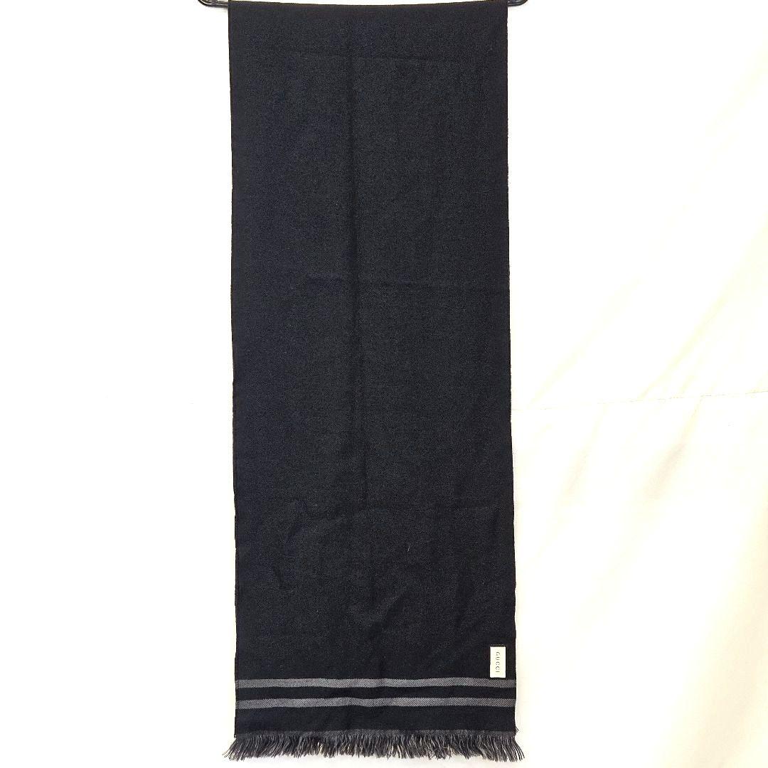 GUCCI グッチ ストール ショール マフラー ネイビー グレー GG柄
