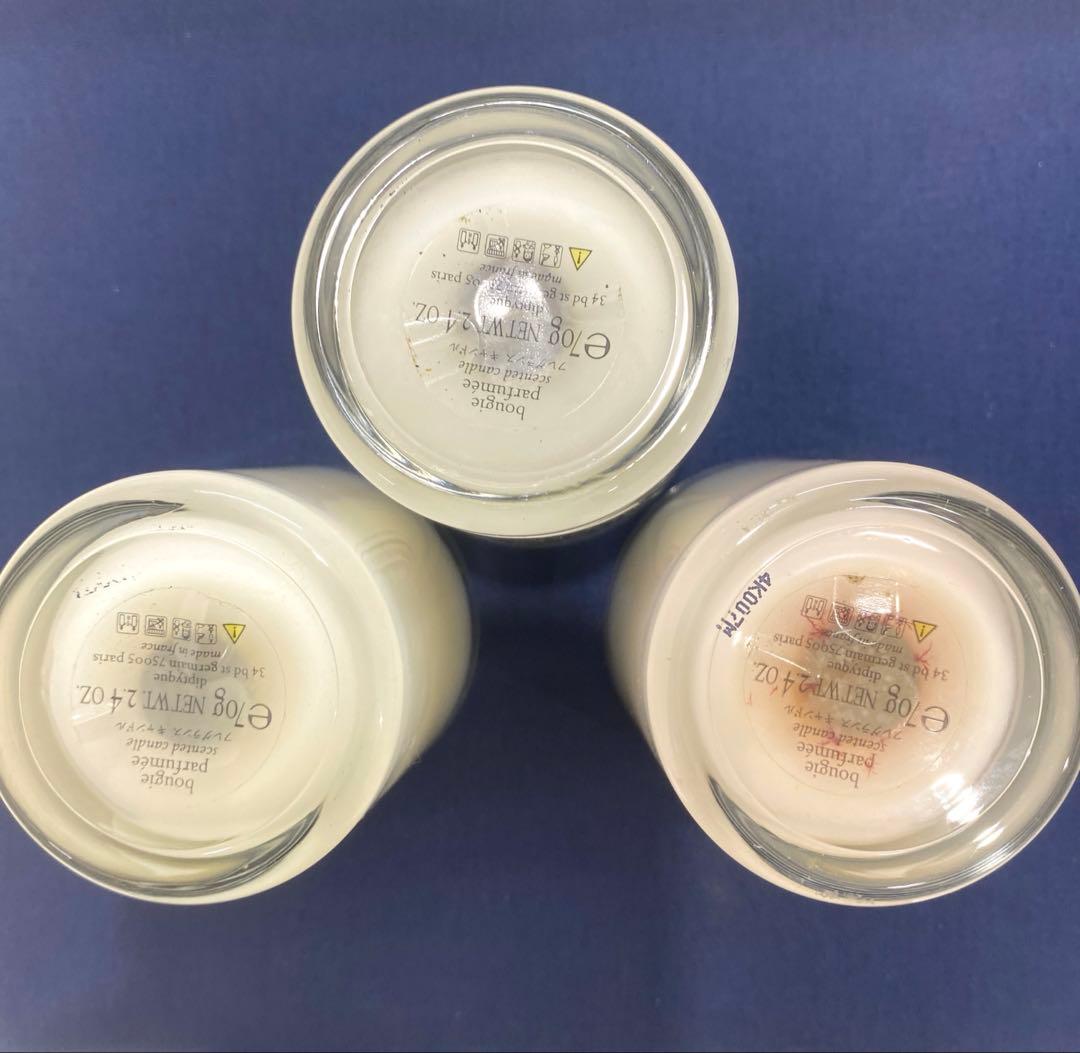 美品✨diptyque ディプティック　ミニキャンドル コフレ 3個セット70ｇ