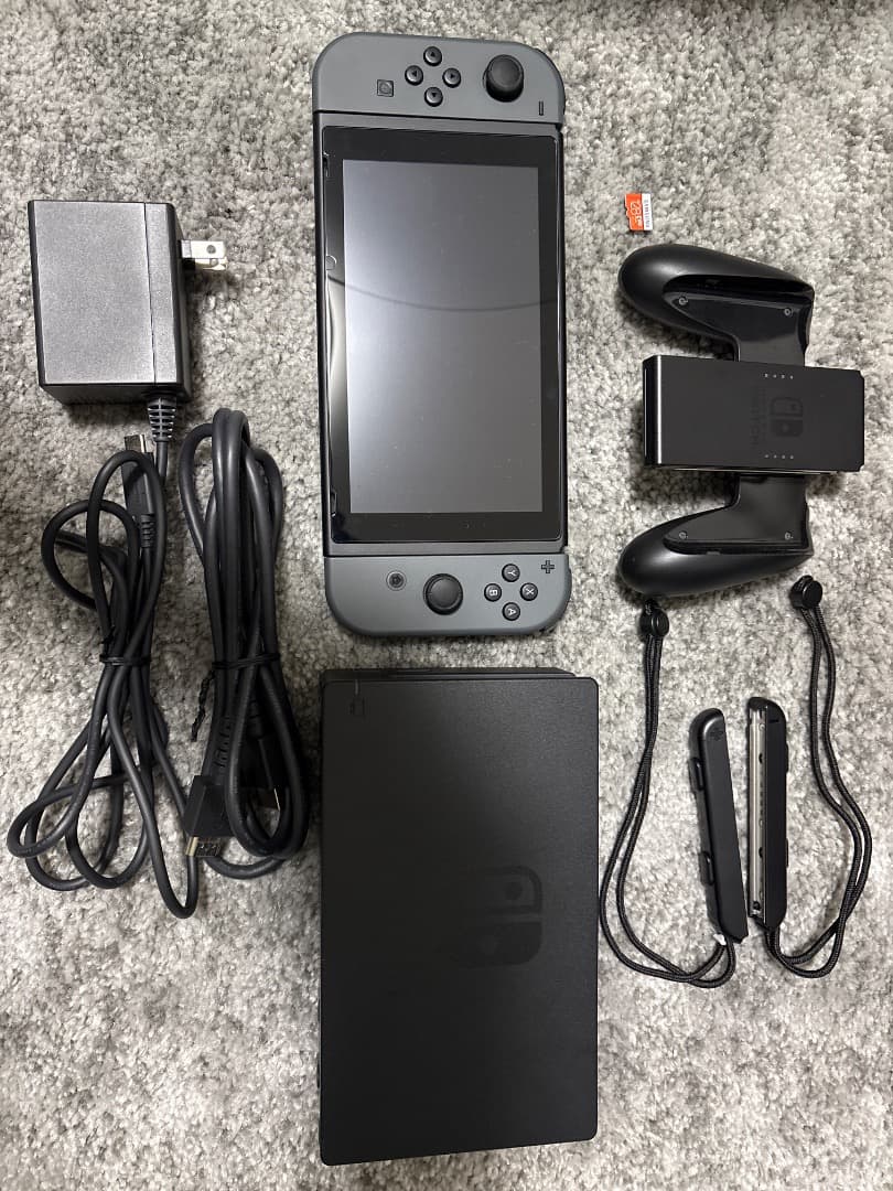 Nintendo Switch 本体 グレー 付属品完品