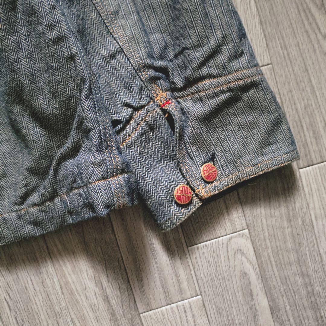 ネペンテス別注 ROUND HOUSE ヘリンボーン カバーオール USA製