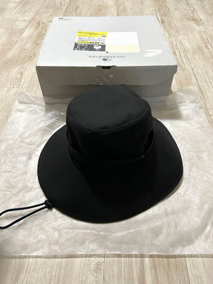 サンバリア ウィンドハット ブラックMサイズ