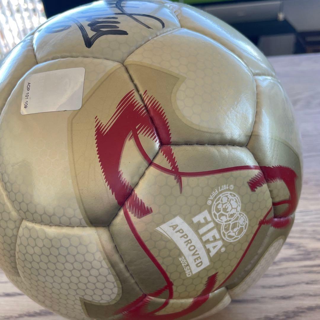 貴重　デルピエロサイン入　2002ワールドカップ公式ボール　Del Piero