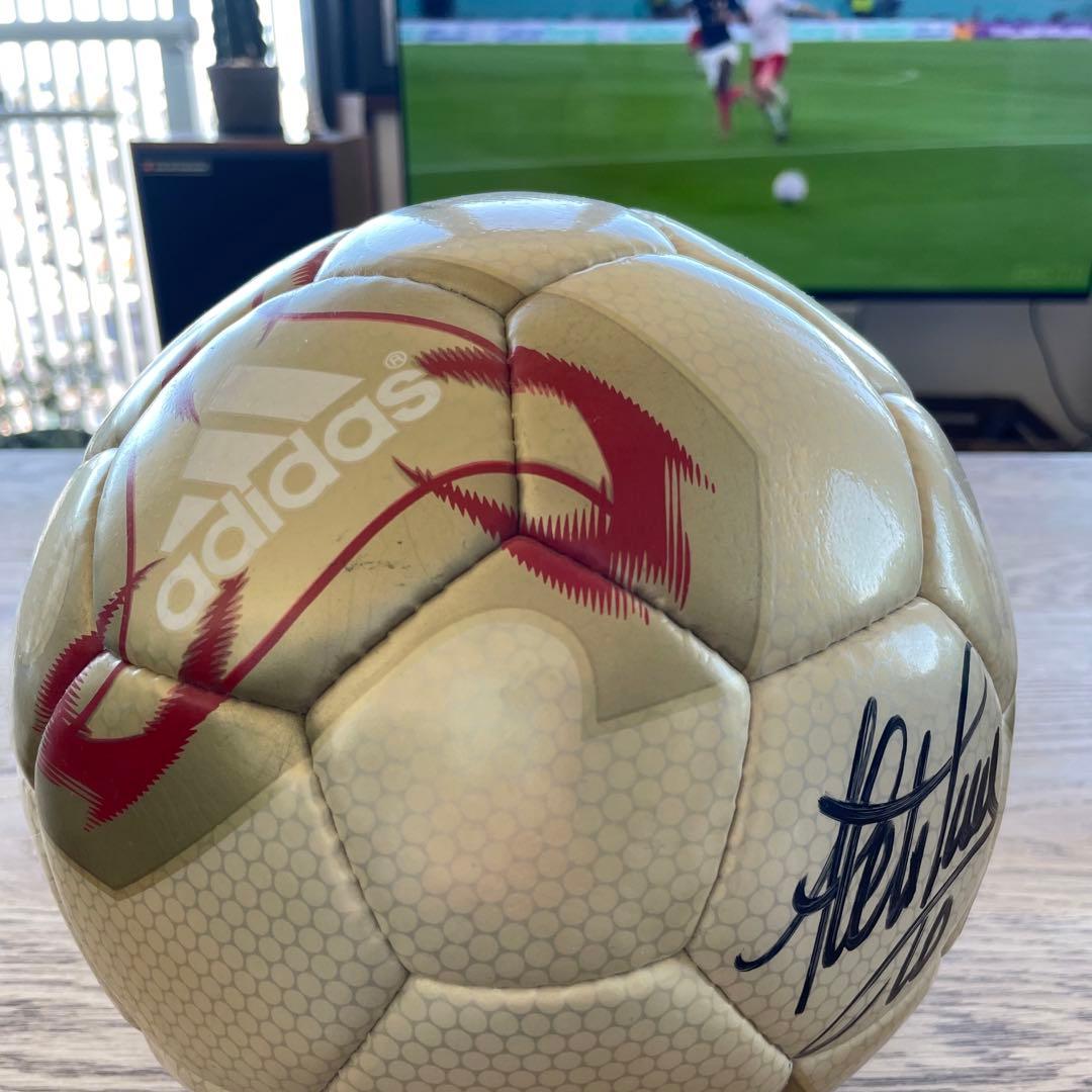 貴重　デルピエロサイン入　2002ワールドカップ公式ボール　Del Piero