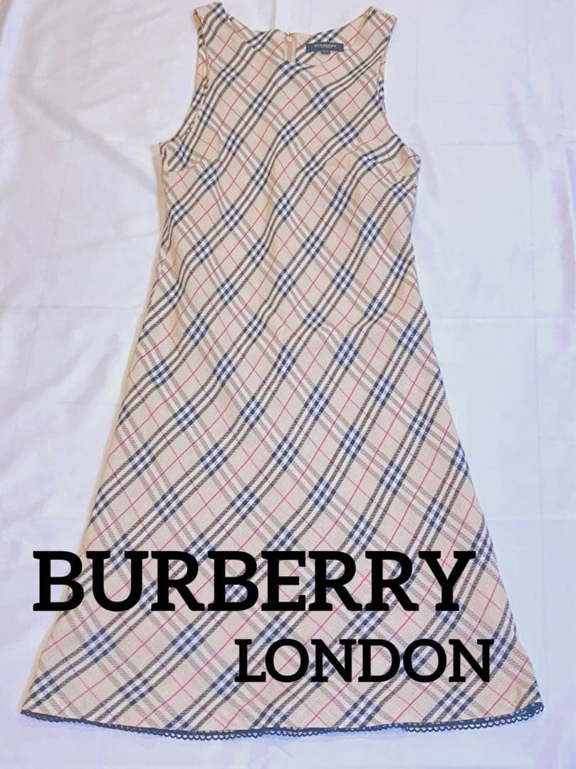 ⭐️BURBERRYS ノースリーブ　ワンピース ノバチェック 160A
