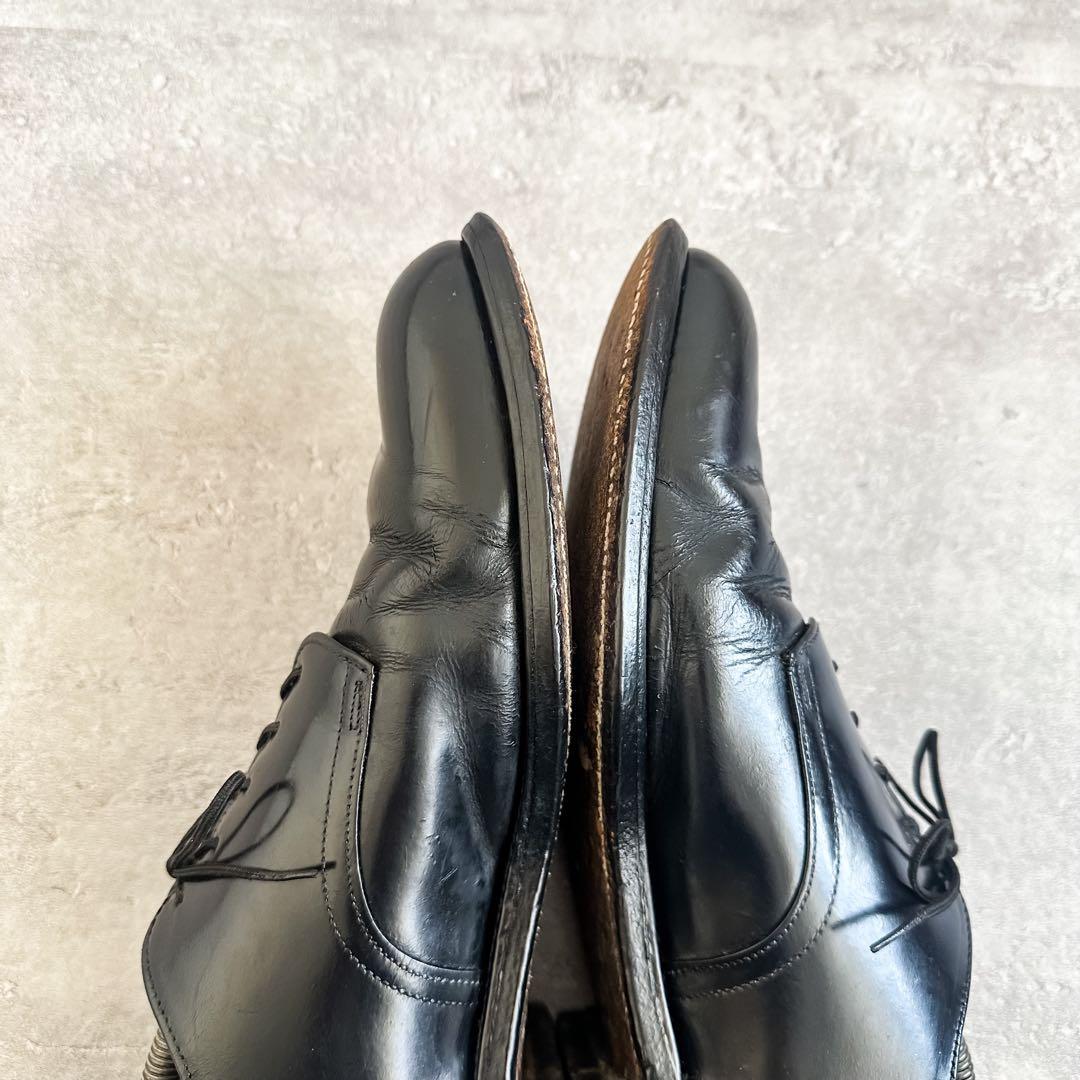 ヴィンテージ 1970's US NAVY ブラック レザー サービスシューズ