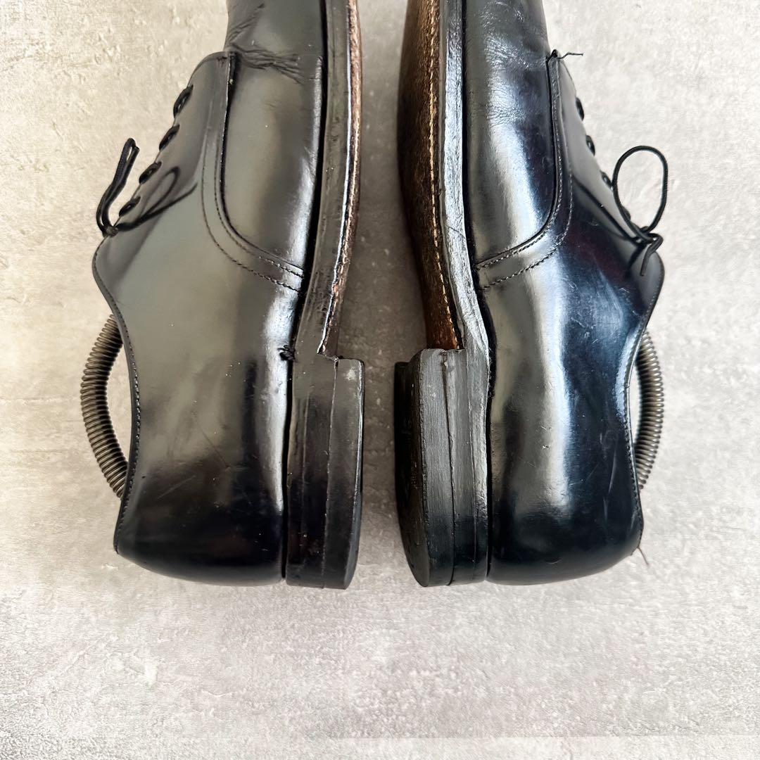 ヴィンテージ 1970's US NAVY ブラック レザー サービスシューズ