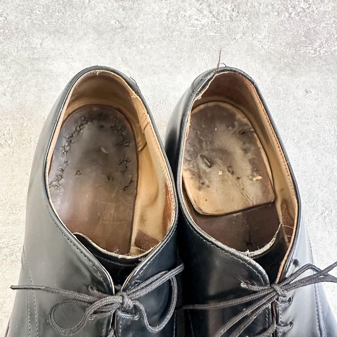 ヴィンテージ 1970's US NAVY ブラック レザー サービスシューズ