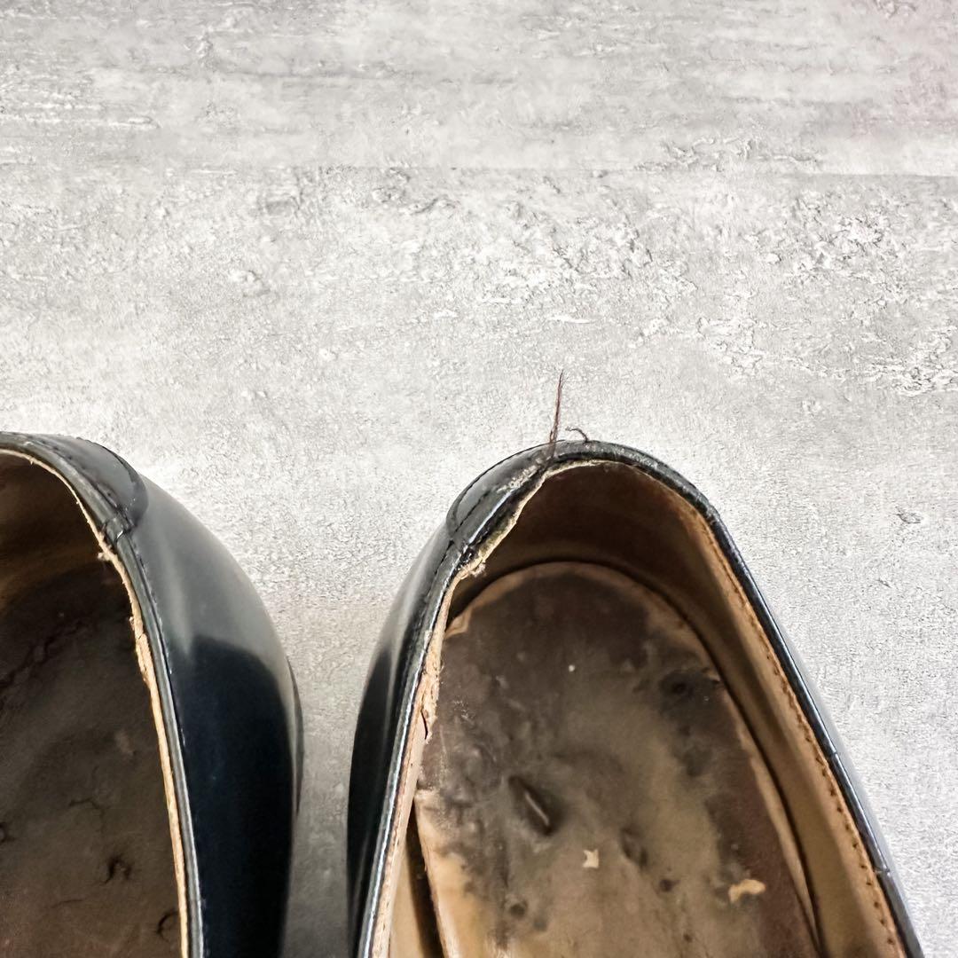 ヴィンテージ 1970's US NAVY ブラック レザー サービスシューズ