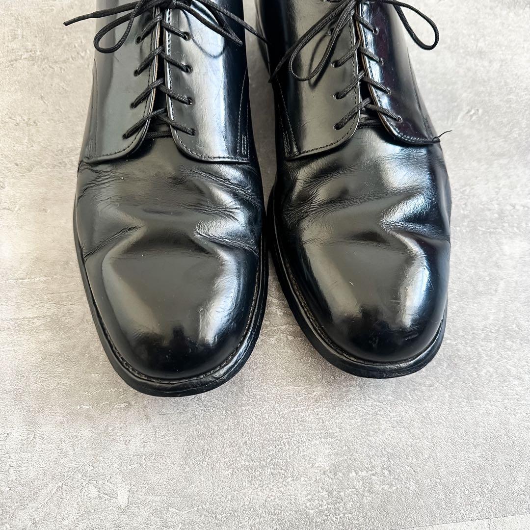 ヴィンテージ 1970's US NAVY ブラック レザー サービスシューズ