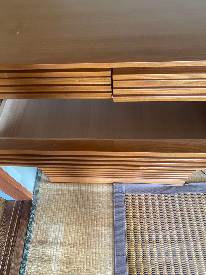 木製スリットデザインチェスト 5引き出し