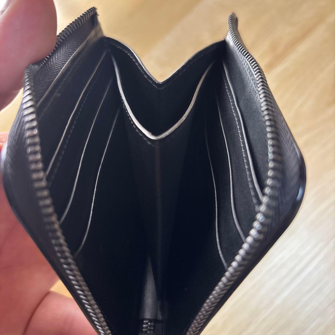 CRAFSTO L字ファスナー財布 コードバン　ブラック