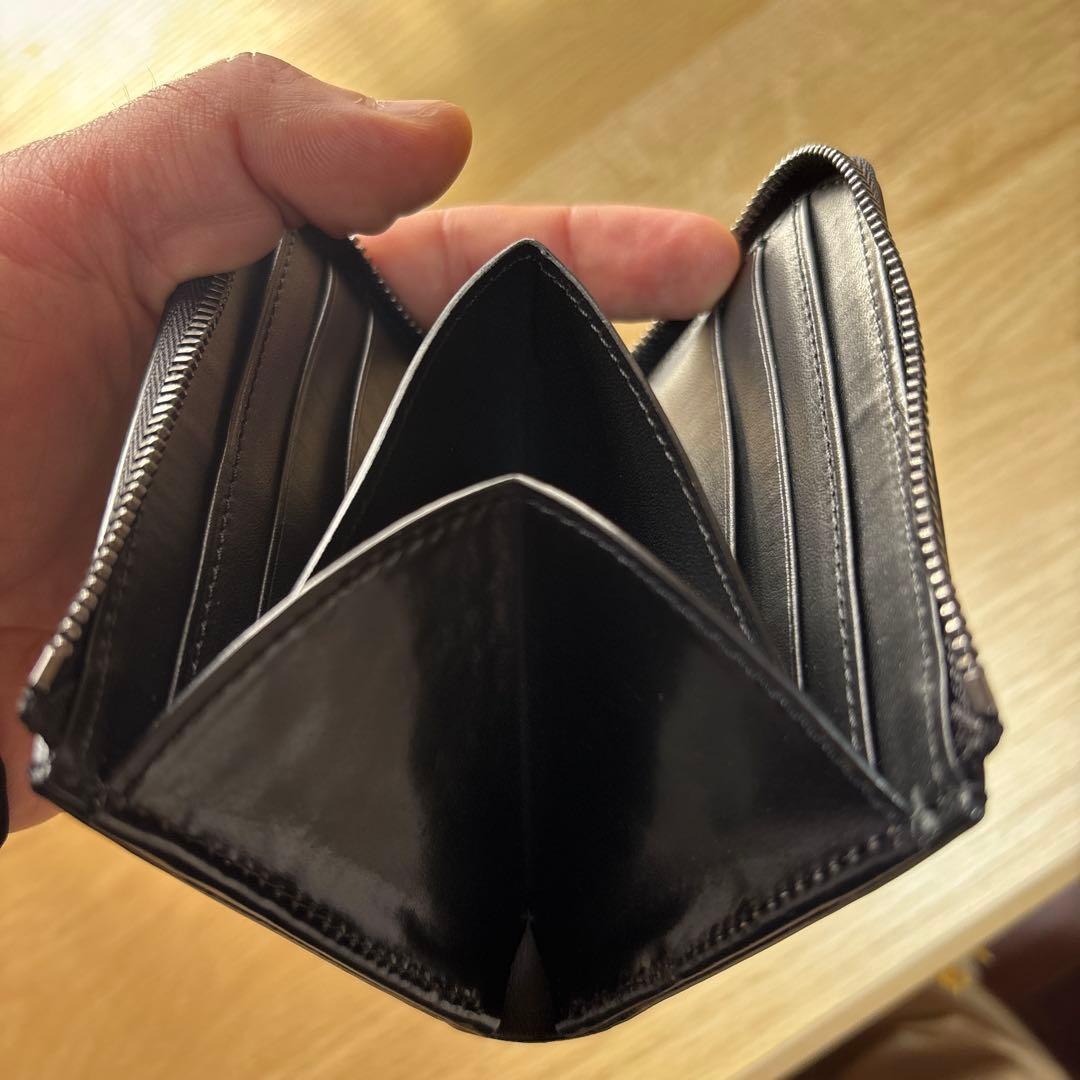 CRAFSTO L字ファスナー財布 コードバン　ブラック