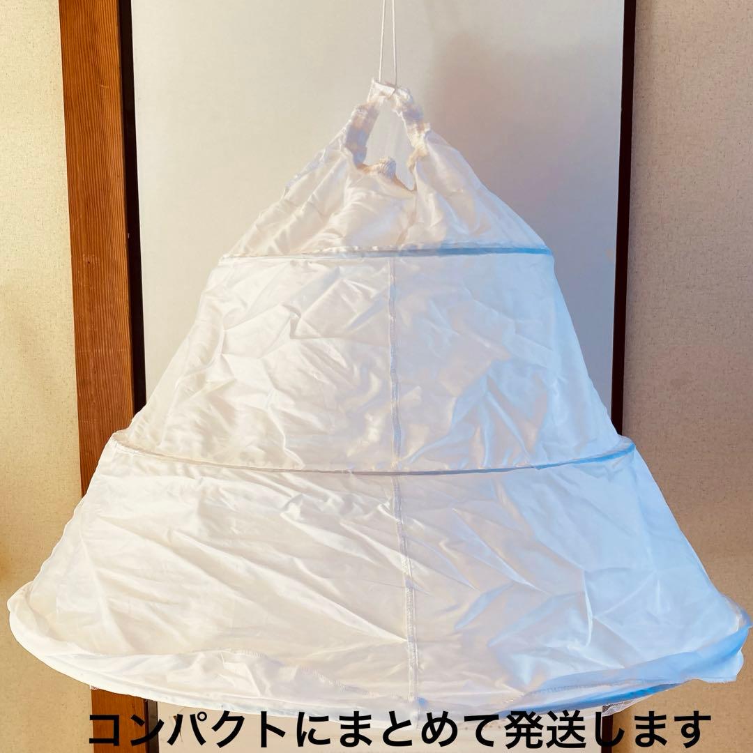 ウェディングドレス　パニエつき