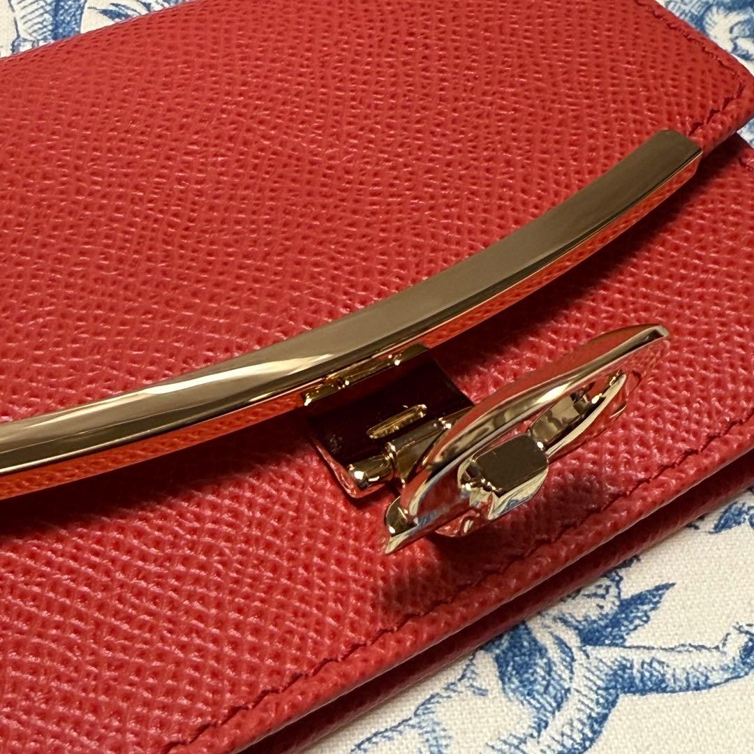 ライ　　フェラガモ　コーラル　カードケース　キーケース