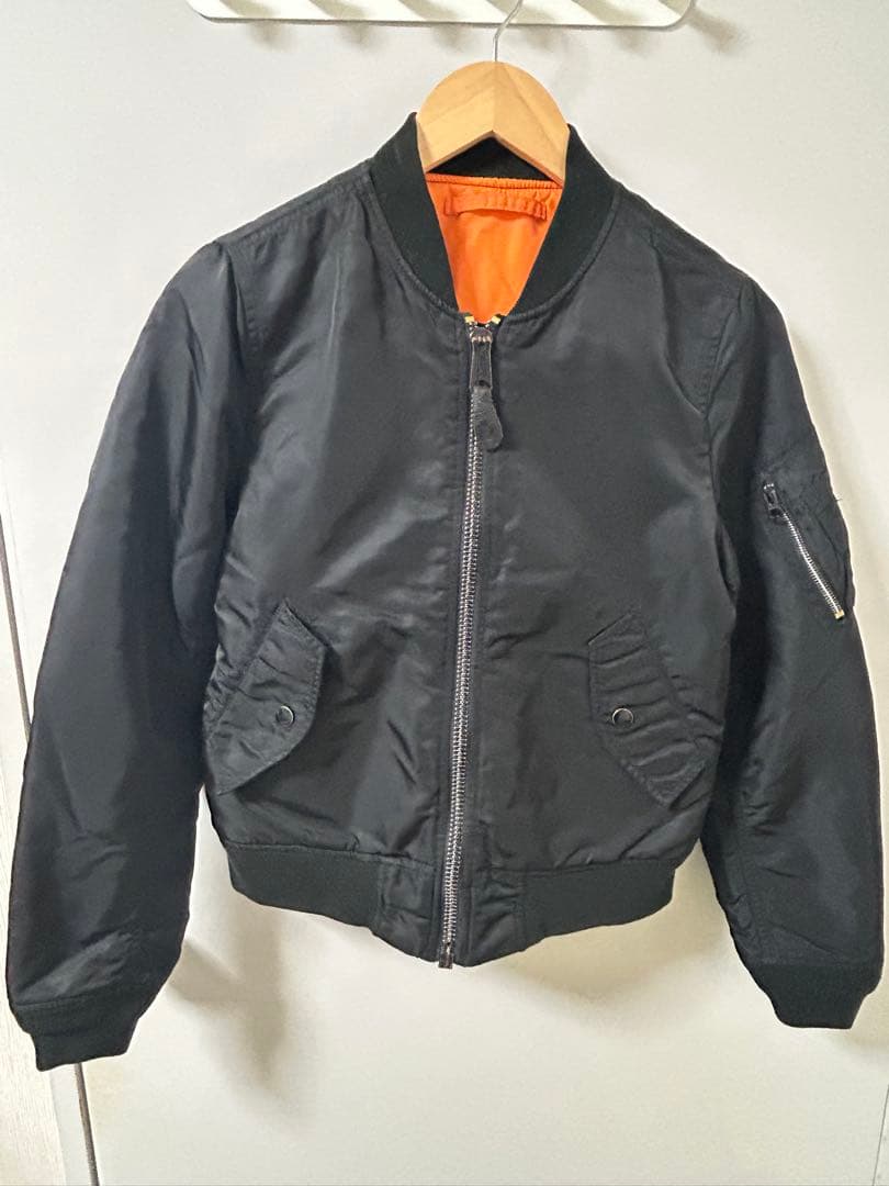 ALPHA MA-1 フライトジャケット ブラックM