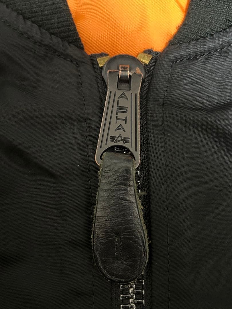 ALPHA MA-1 フライトジャケット ブラックM