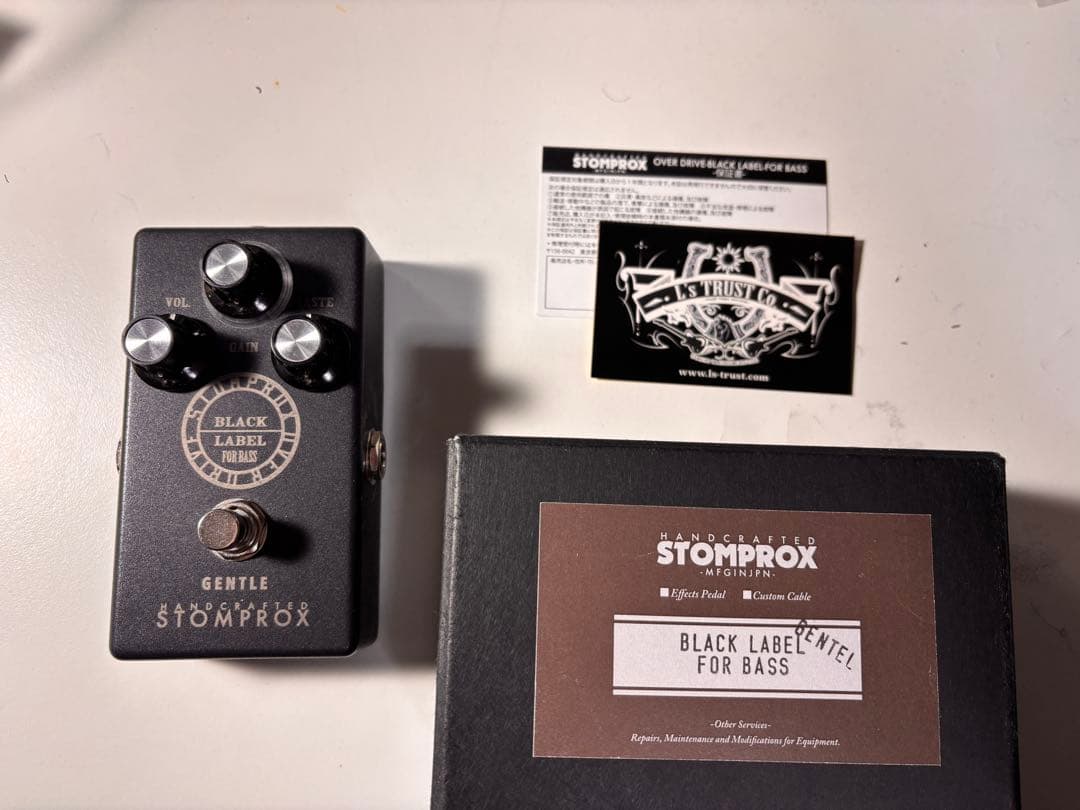 ベース STOMPROX BLACK LABEL FOR BASS GENTLE