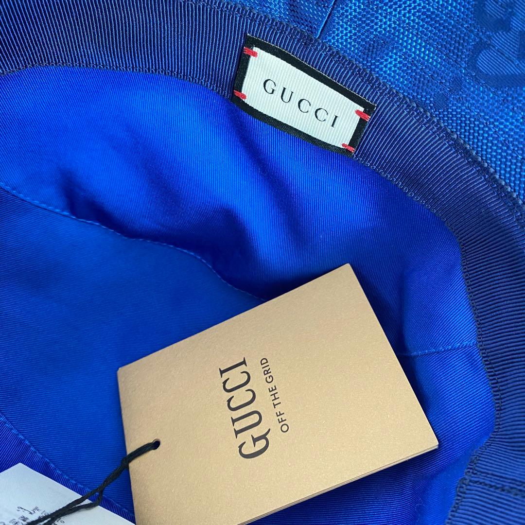 GUCCI 確実正規品✨ 新品未使用 バケットハット GGハット 保存袋付き