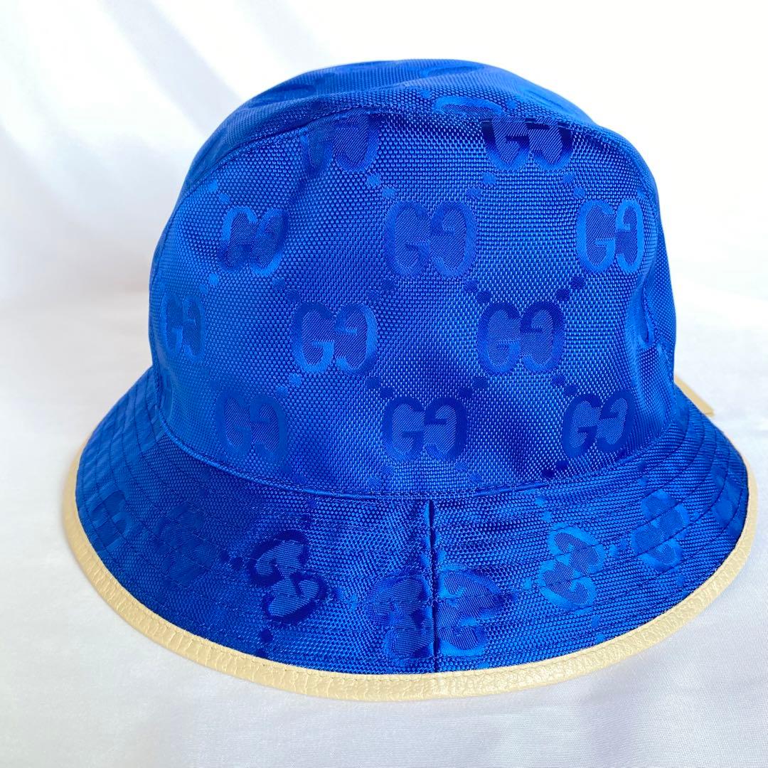 GUCCI 確実正規品✨ 新品未使用 バケットハット GGハット 保存袋付き