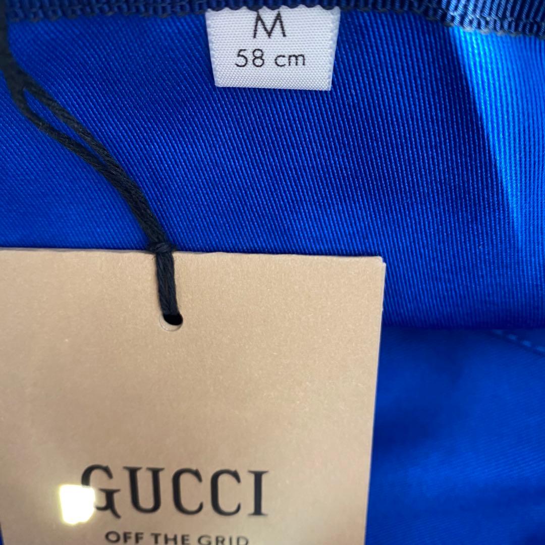 GUCCI 確実正規品✨ 新品未使用 バケットハット GGハット 保存袋付き