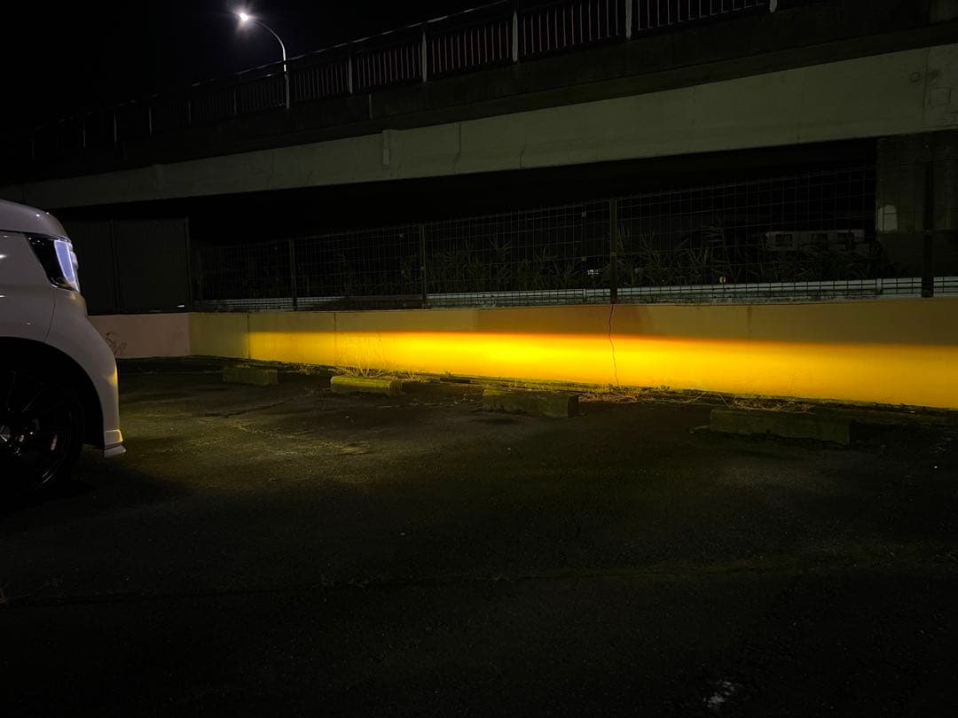 JF3 N-BOX 純正加工　LEDフォグランプ　イエロー加工