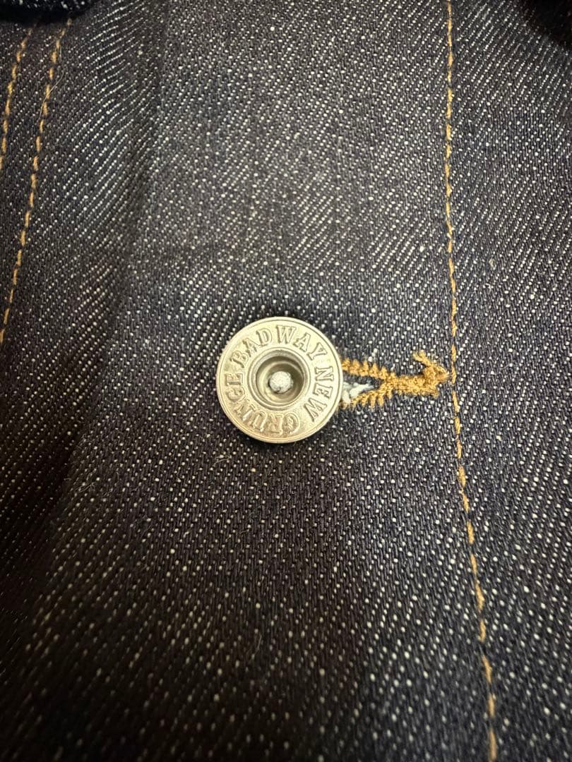 ジャケット・アウター BADWAY Classic Studs DenimJacket Indigo