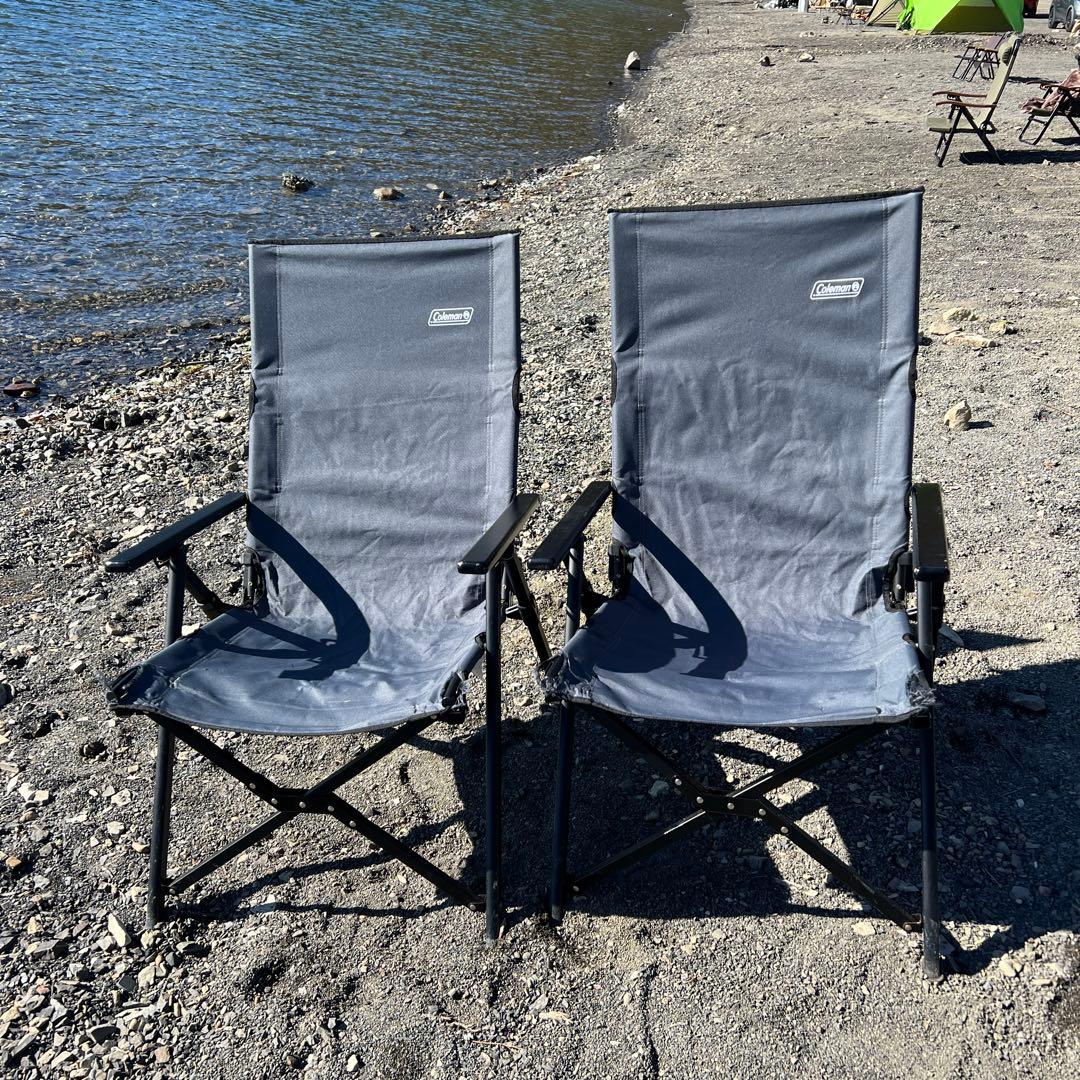 Coleman レイチェア 2脚セット　グレー　コールマン