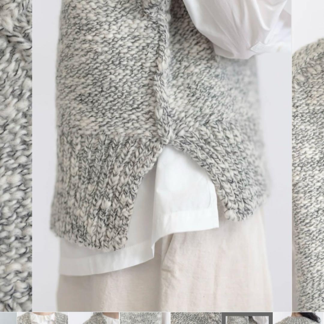 コムアーチニットベスト