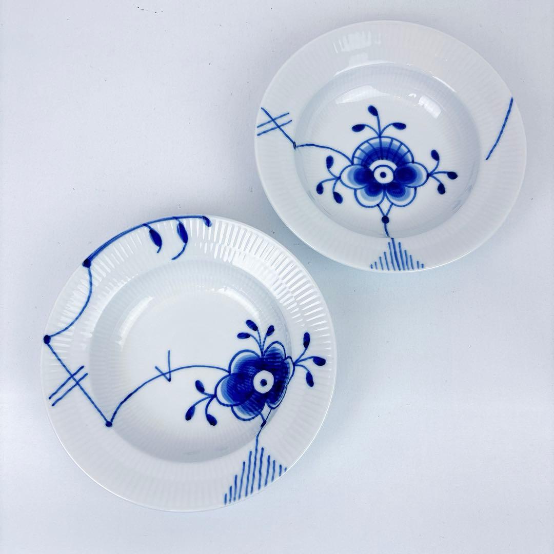 ふ*ん様 ☆ロイヤルコペンハーゲン☆ブルーフルーテッド　メガ ディーププレート