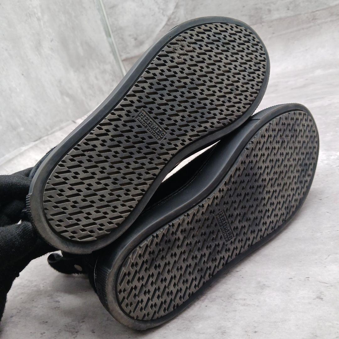 ✨美品✨ エルメス ジミー ハラコ レディース ハイカットスニーカー 黒 35