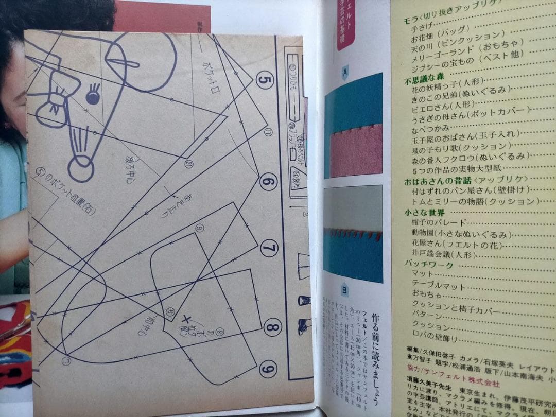 【昭和 手芸本】フェルトの手芸　須藤久美子　ハンドクラフトシリーズ